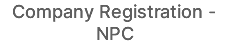 Company Registration - NPC 